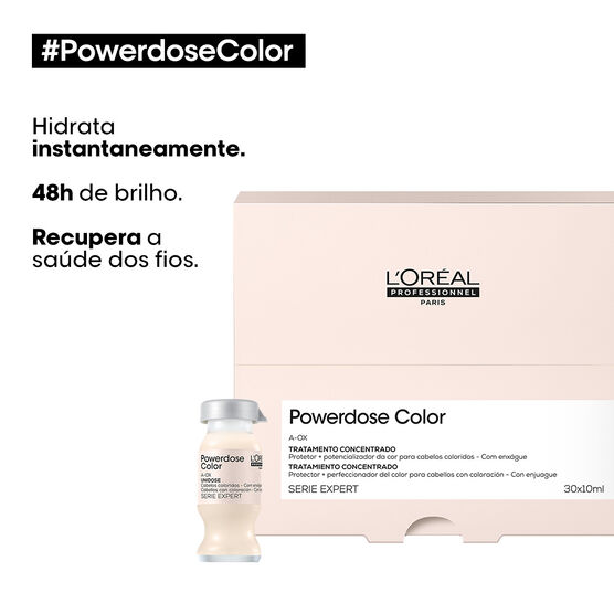 Ampola de Tratamento L'ore&aacute;l Professionnel Powerdose Vitamino Color